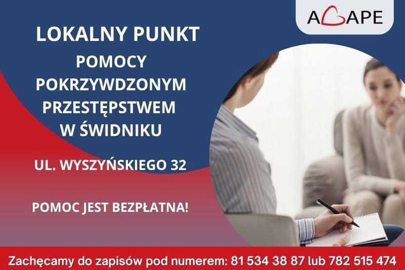 Padłeś ofiarą przestępstwa? W Świdniku otrzymasz bezpłatne wsparcie